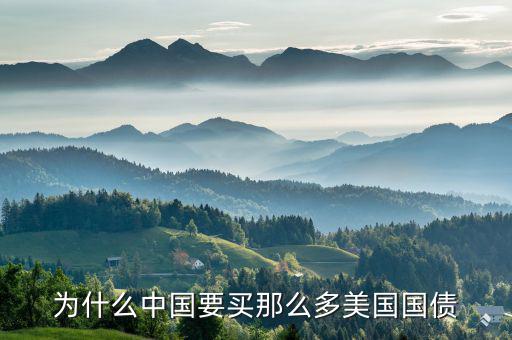 中國為什么美國國債，為什么中國一定要購買美國國債