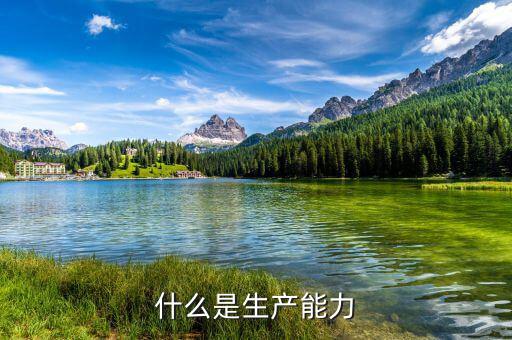 什么是生產能力