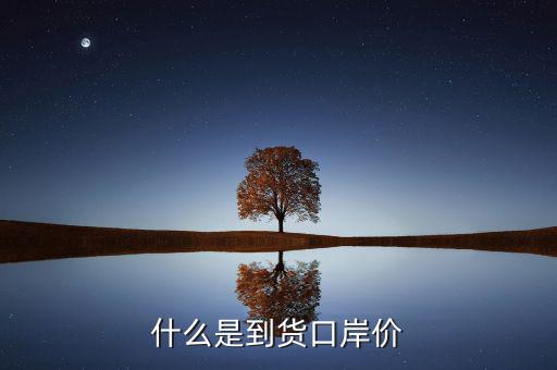 口岸價是什么，什么是到貨口岸價