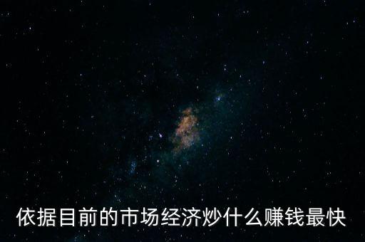 炒什么賺錢，依據(jù)目前的市場經(jīng)濟炒什么賺錢最快