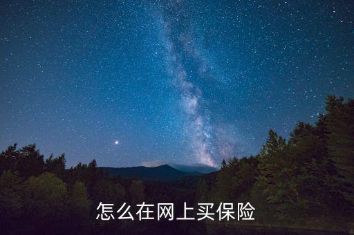 怎么在網上買保險