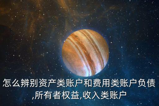 怎么辨別資產(chǎn)類賬戶和費用類賬戶負債,所有者權益,收入類賬戶
