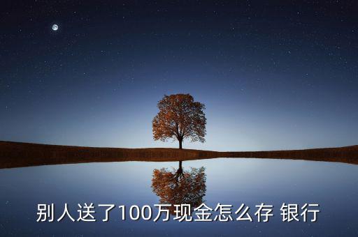 100萬(wàn)怎么存銀行,一次性取款提前預(yù)約需準(zhǔn)備足夠鈔票
