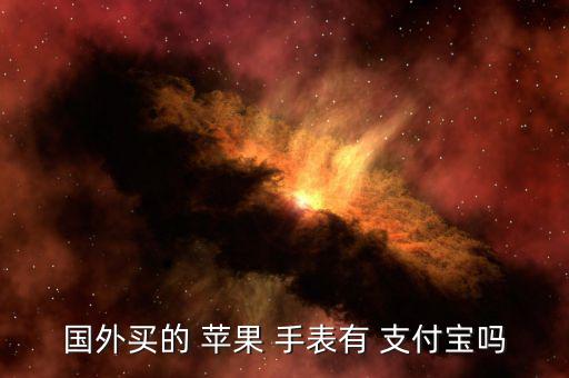 國(guó)外買(mǎi)的 蘋(píng)果 手表有 支付寶嗎