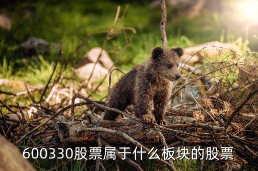 曙光股份是什么板塊，600330股票屬于什么板塊的股票