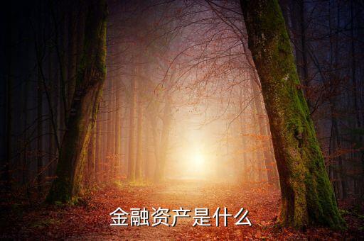 金融資產是什么