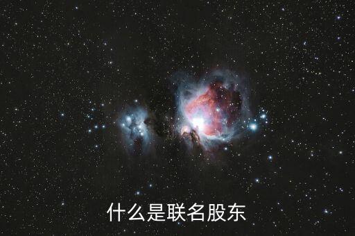 什么是聯(lián)席股東，什么是股東