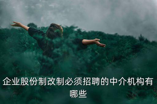 什么樣的重組需要中介選聘，企業(yè)股份制改制必須招聘的中介機構(gòu)有哪些