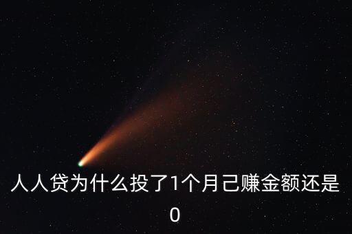 人人貸為什么不顯示收益，人人貸p2p怎么去看不到收益多少