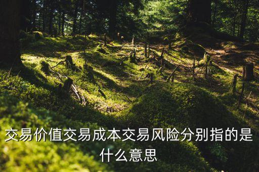 交易成本是什么，什么是交易費用