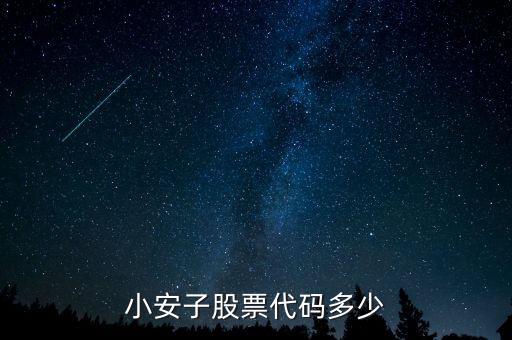 小安子是什么股票，小安子股票代碼多少