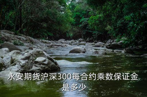合約乘數(shù)是什么，永安期貨滬深300每合約乘數(shù)保證金 是多少