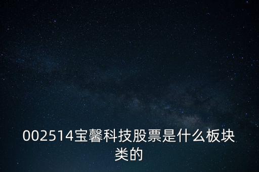 002514寶馨科技做什么的，002514寶馨科技會上漲嗎