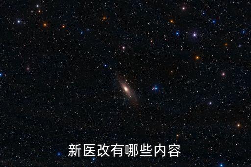 什么是新醫(yī)改，新醫(yī)改有哪些內(nèi)容