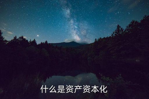 國有資產(chǎn)資本化是什么，資產(chǎn)資本化是什么意思