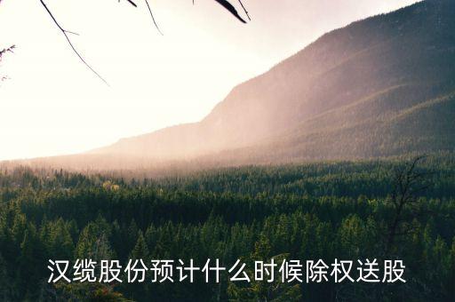 漢纜股份什么時候除權(quán)，除權(quán)日期是什么時候