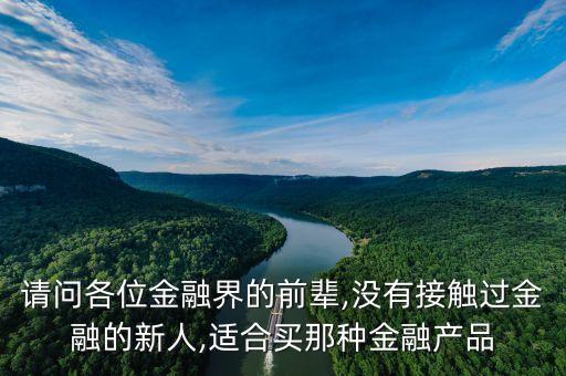 請(qǐng)問各位金融界的前輩,沒有接觸過金融的新人,適合買那種金融產(chǎn)品