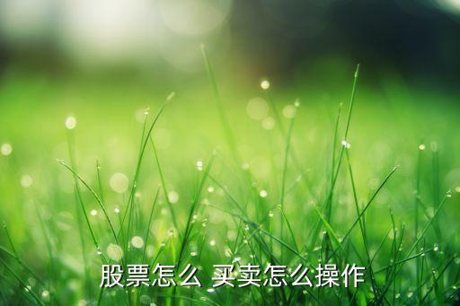 做市后股票如何買(mǎi)賣(mài)