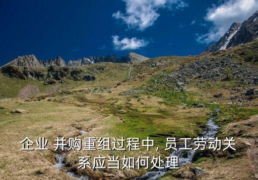 企業(yè) 并購重組過程中, 員工勞動(dòng)關(guān)系應(yīng)當(dāng)如何處理