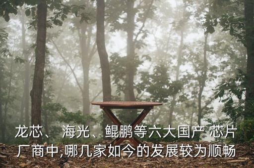 龍芯、 海光、鯤鵬等六大國產(chǎn) 芯片廠商中,哪幾家如今的發(fā)展較為順暢