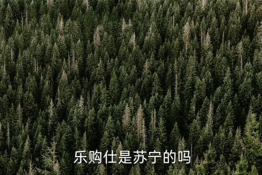  樂購(gòu)仕是蘇寧的嗎