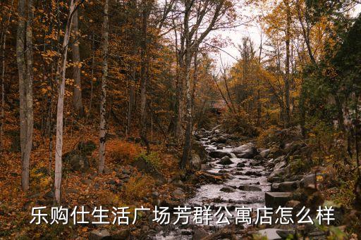  樂購(gòu)仕生活廣場(chǎng)芳群公寓店怎么樣