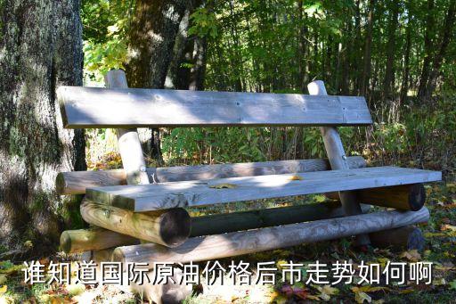 誰知道國際原油價(jià)格后市走勢如何啊