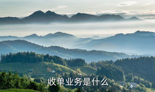  收單業(yè)務是什么