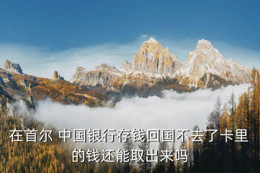 在首爾 中國(guó)銀行存錢回國(guó)不去了卡里的錢還能取出來(lái)嗎