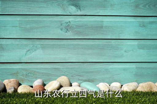 山東農行立四氣是什么