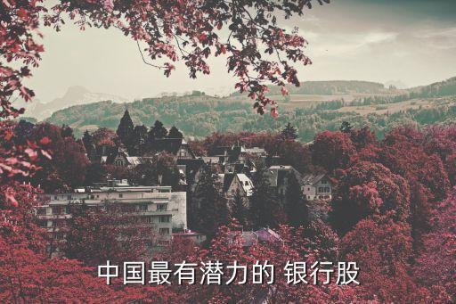 中國(guó)最有潛力的 銀行股
