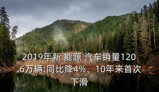 2019年新 能源 汽車銷量120.6萬輛:同比降4%、10年來首次下滑