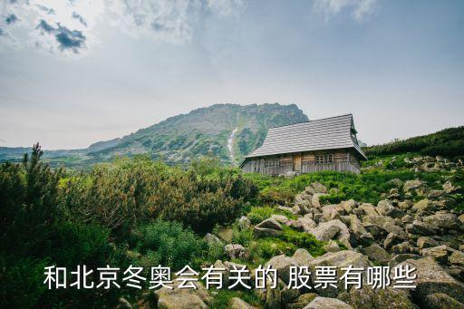 和北京冬奧會有關的 股票有哪些