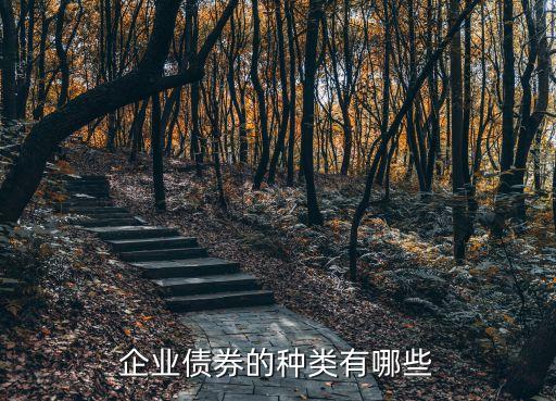 企業(yè)債券的種類(lèi)有哪些