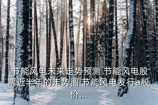  節(jié)能風電未來走勢預測 節(jié)能風電股票近半年的走勢圖 節(jié)能風電發(fā)行a股價...