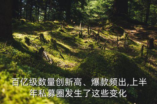  百億級(jí)數(shù)量創(chuàng)新高、爆款頻出,上半年私募圈發(fā)生了這些變化