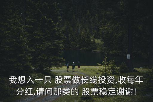 我想入一只 股票做長(zhǎng)線投資,收每年分紅,請(qǐng)問那類的 股票穩(wěn)定謝謝!