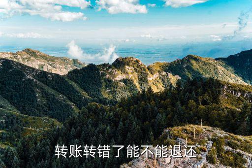轉賬轉錯了能不能退還