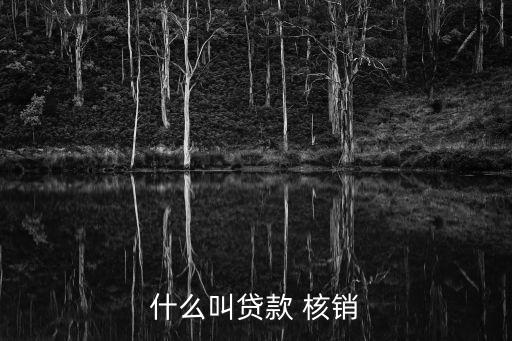 什么叫貸款 核銷(xiāo)