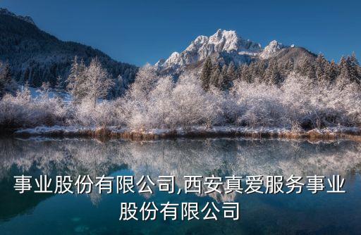 捷達(dá)事業(yè)股份有限公司,西安真愛(ài)服務(wù)事業(yè)股份有限公司