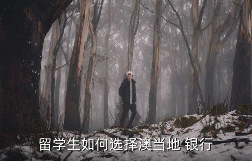 留學生如何選擇澳當?shù)?銀行