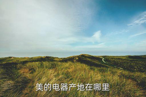 美的電器產地在哪里