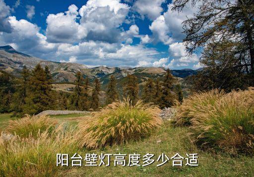 陽(yáng)臺(tái)壁燈高度多少合適