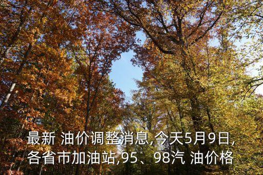 最新 油價(jià)調(diào)整消息,今天5月9日,各省市加油站,95、98汽 油價(jià)格