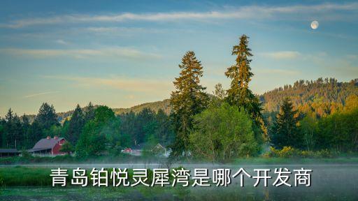  青島鉑悅靈犀灣是哪個(gè)開發(fā)商