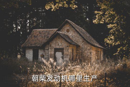 朝柴發(fā)動機哪里生產