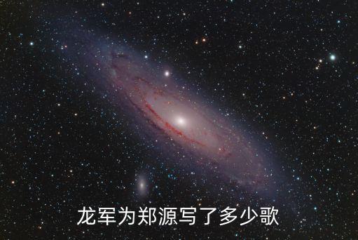 龍軍為鄭源寫(xiě)了多少歌
