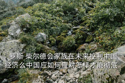  羅斯 柴爾德會(huì)家族在未來控制中國(guó)經(jīng)濟(jì)么中國(guó)應(yīng)如何應(yīng)對(duì)怎樣才能徹底...