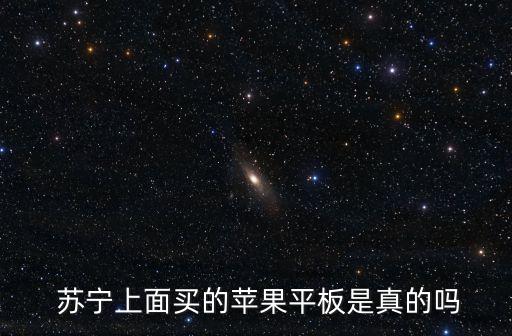  蘇寧上面買的蘋(píng)果平板是真的嗎